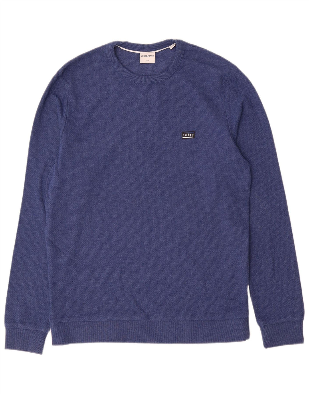 Jack & Jones Hombre Sudadera Jumper Azul Medio Algodón