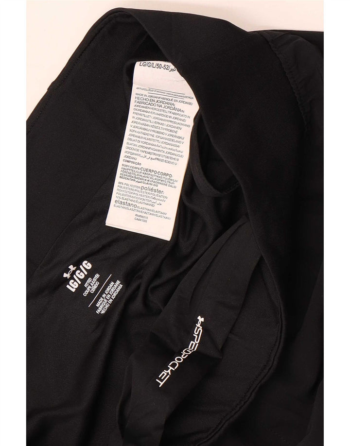 Under Armour Pantalones cortos deportivos para hombre poliéster negro grande