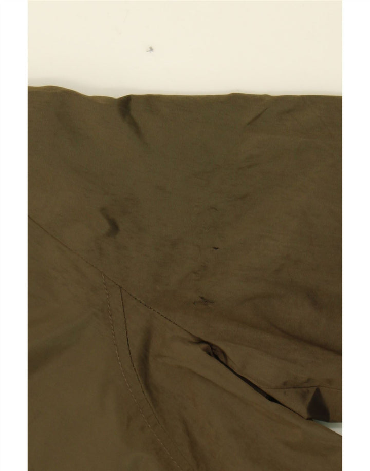 MASSIMO DUTTI Womens Bomber Jacket UK 6 XS Khaki Polyester Vintage Massimo Dutti and Second-Hand Massimo Dutti from Messina Hembry 