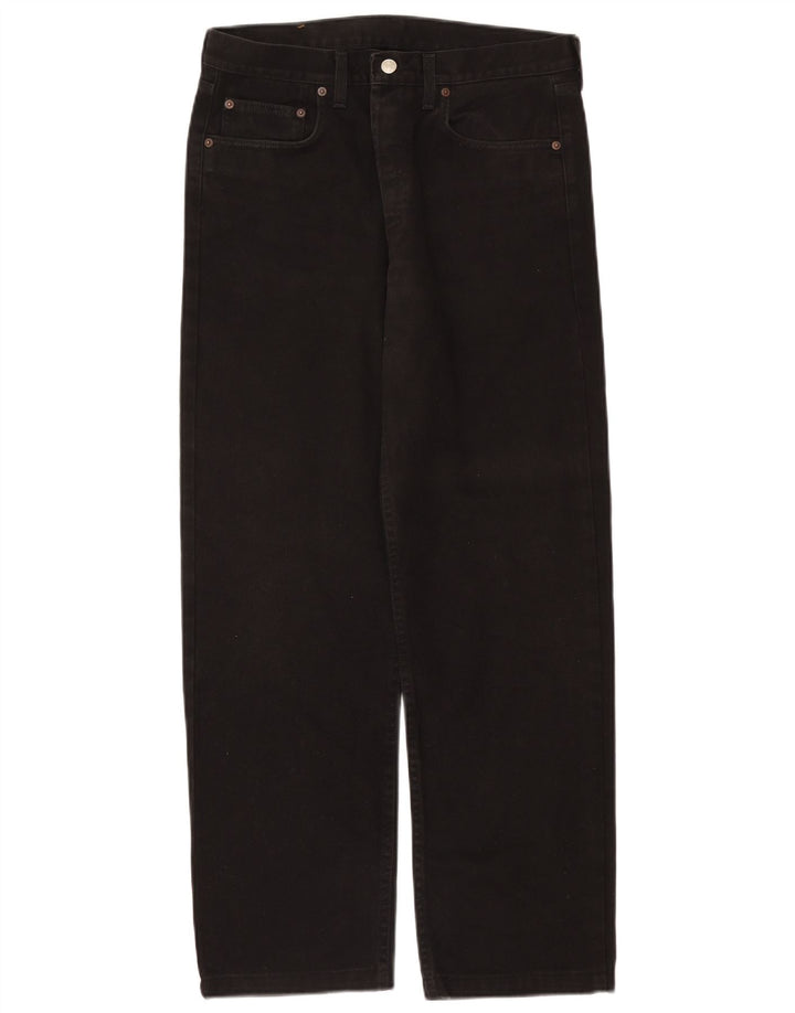 Vaqueros rectos para hombre Rifle W34 L29 Algodón negro