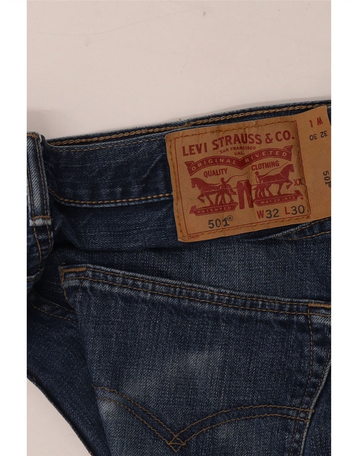 Levi's Hombre 501 Vaqueros Rectos W32 L30 Azul