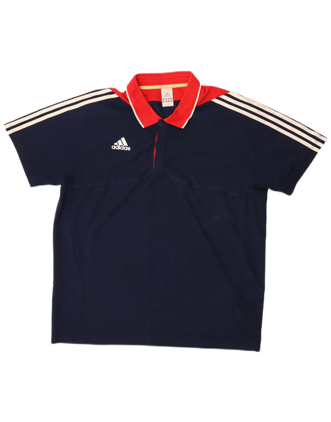Polo ADIDAS para hombre UK 48/50 XL Azul marino Colorblock Algodón