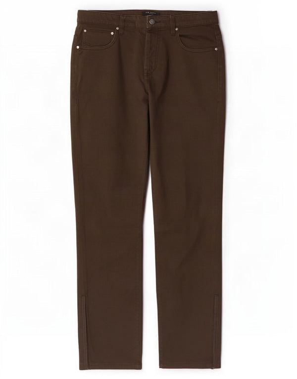 Ted Baker Pantalones informales ajustados para hombre W32 L31 Algodón caqui