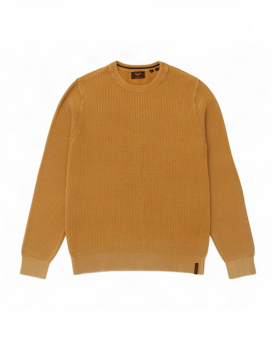 Superdry Jersey De Cuello Redondo Para Hombre De Algodón Amarillo Pequeño