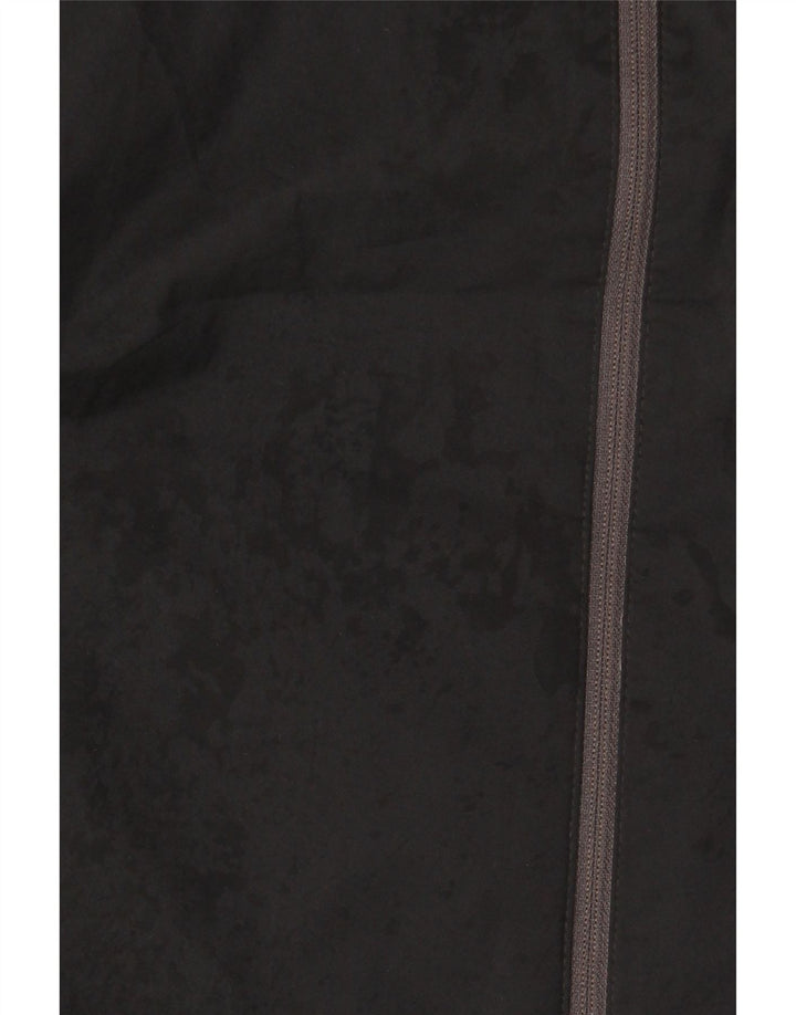 Nike Chaqueta impermeable gráfica para hombre UK 39/41 Mediano Negro Colorblock Poliéster