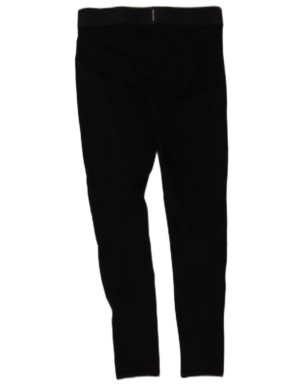 Nike Leggings gráficos Dri Fit para mujer UK 12 Mediano Negro Poliéster