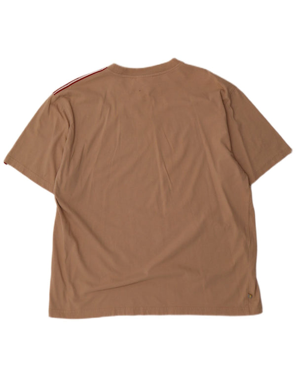Reebok Camiseta Gráfica Hombre Top XL Algodón Beige