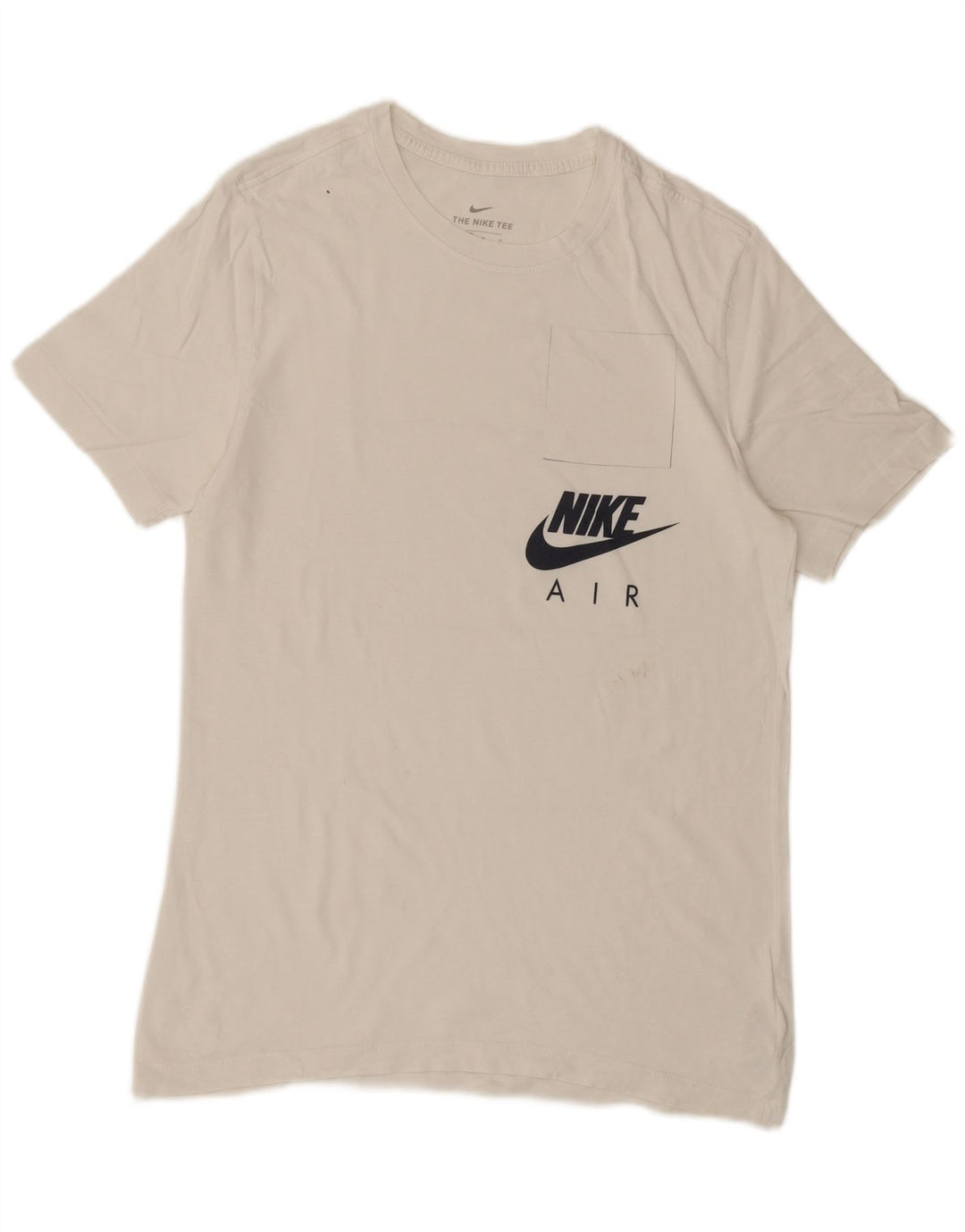Camiseta Nike Air Graphic para hombre, talla mediana, algodón blanco