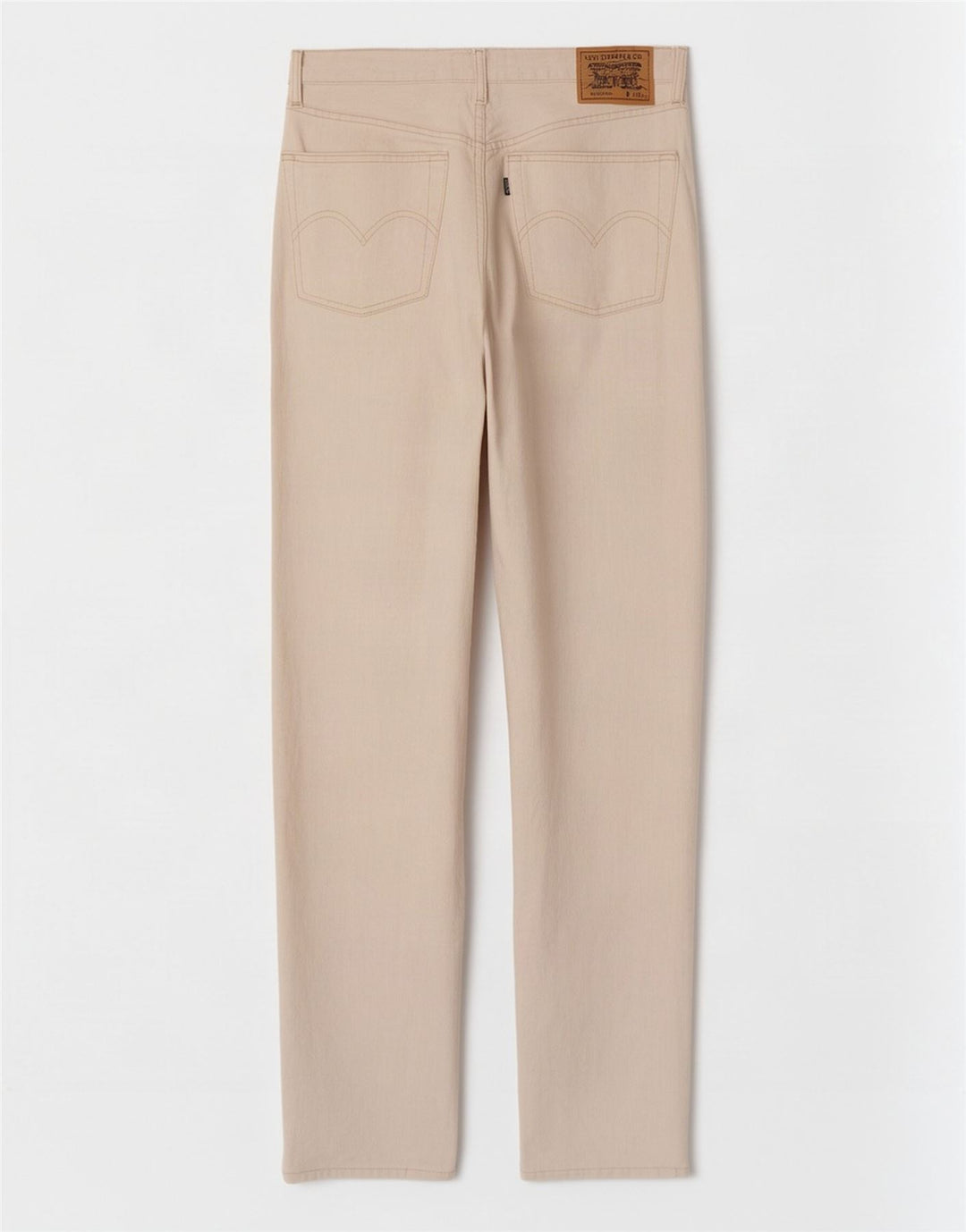 Vaqueros rectos Levi's para hombre W36 L34 Algodón beige