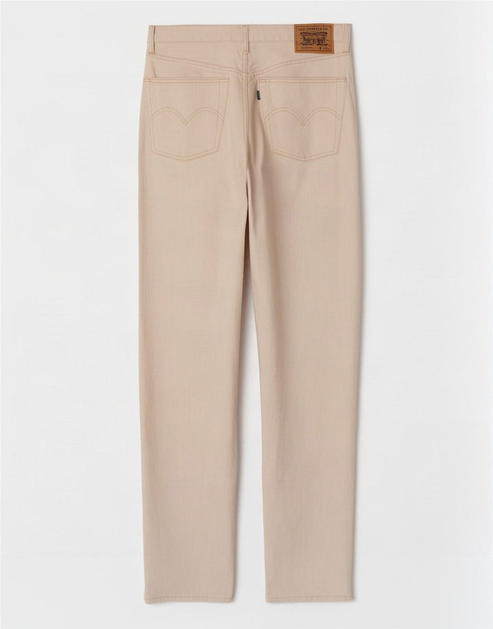 Vaqueros rectos Levi's para hombre W36 L34 Algodón beige