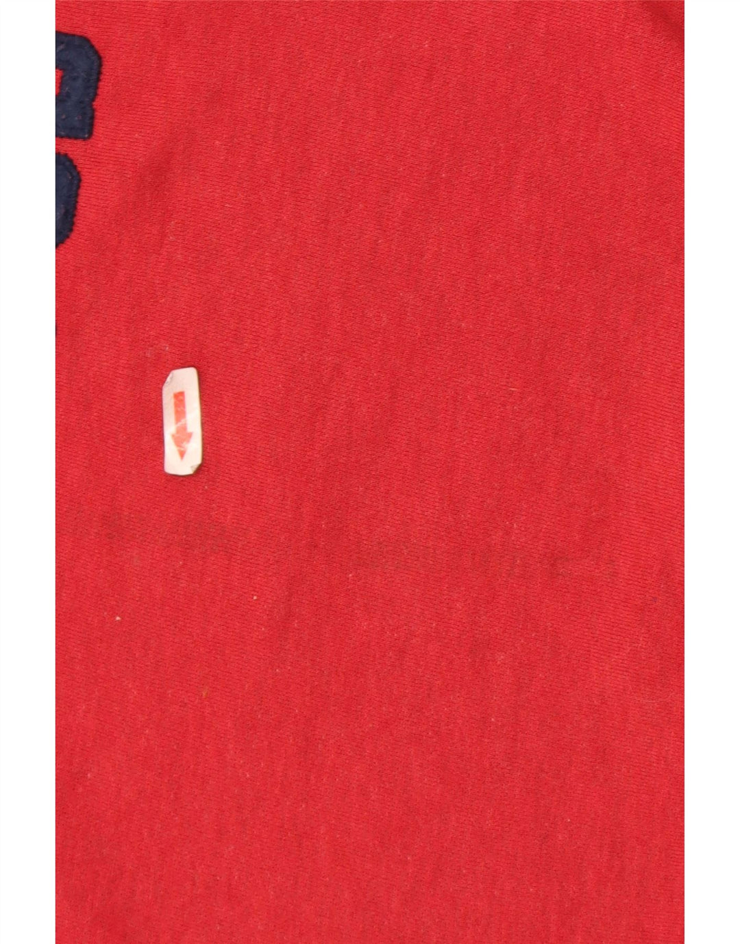 Superdry Sudadera Estampada Con Estampado De Hombre, Jersey Grande De Algodón Rojo