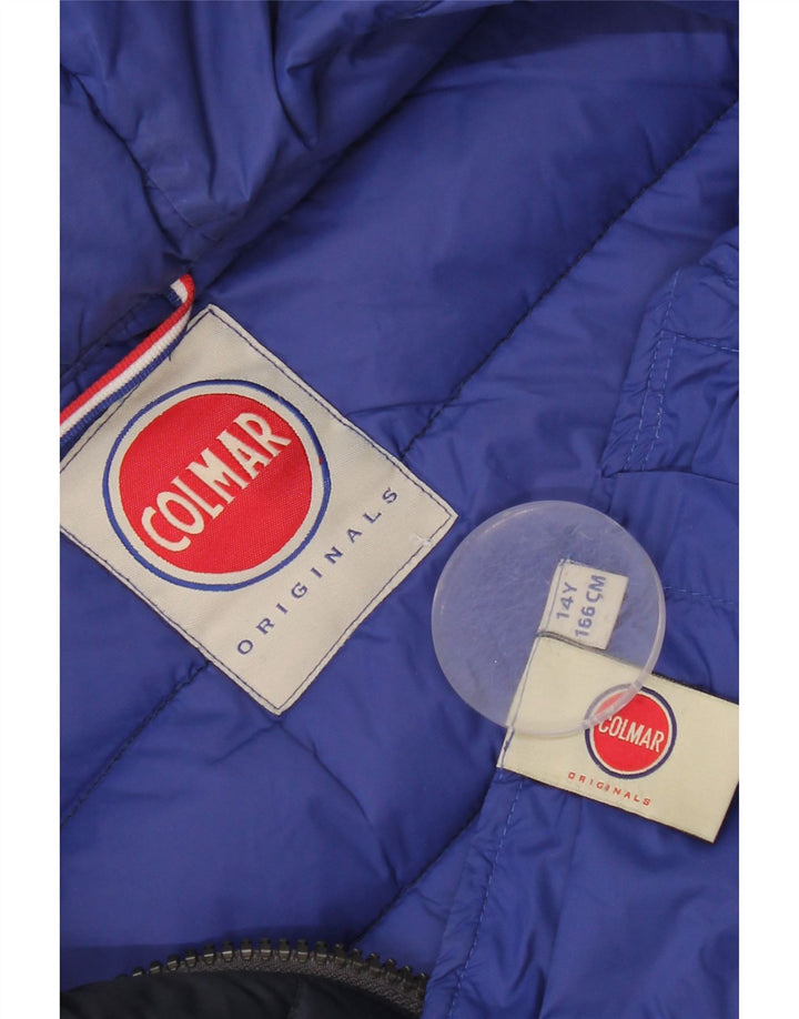 Colmar Chaqueta acolchada con capucha para niño 13-14 años azul marino