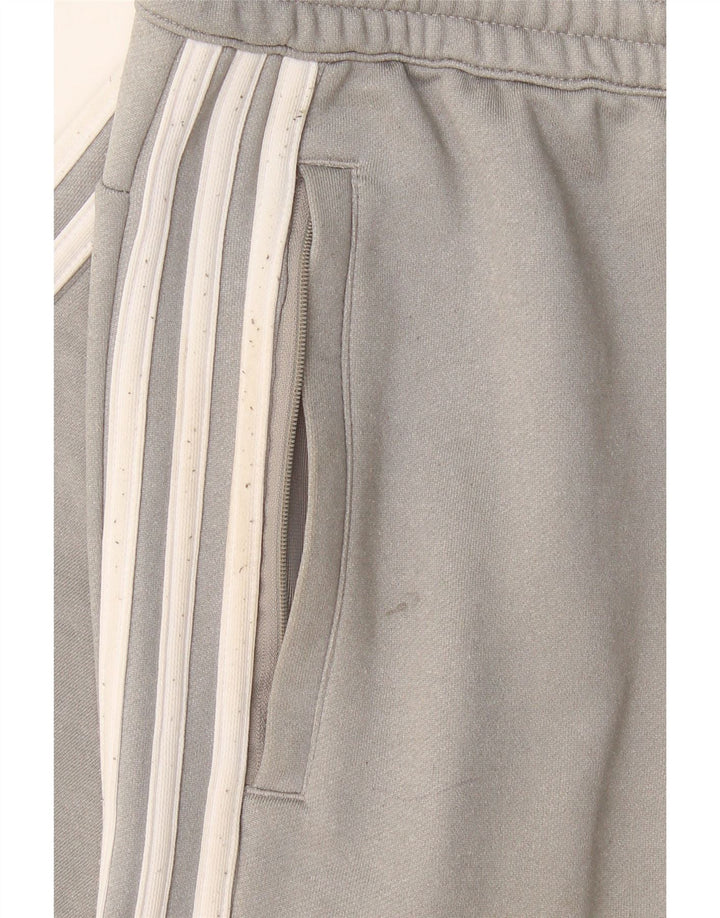 Adidas Hombre Pantalones De Chándal Joggers Grande Gris Poliéster