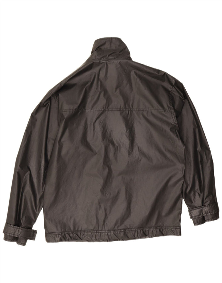 Le Frog Mens Utility Jacket UK 38 Mediano Negro Poliéster
