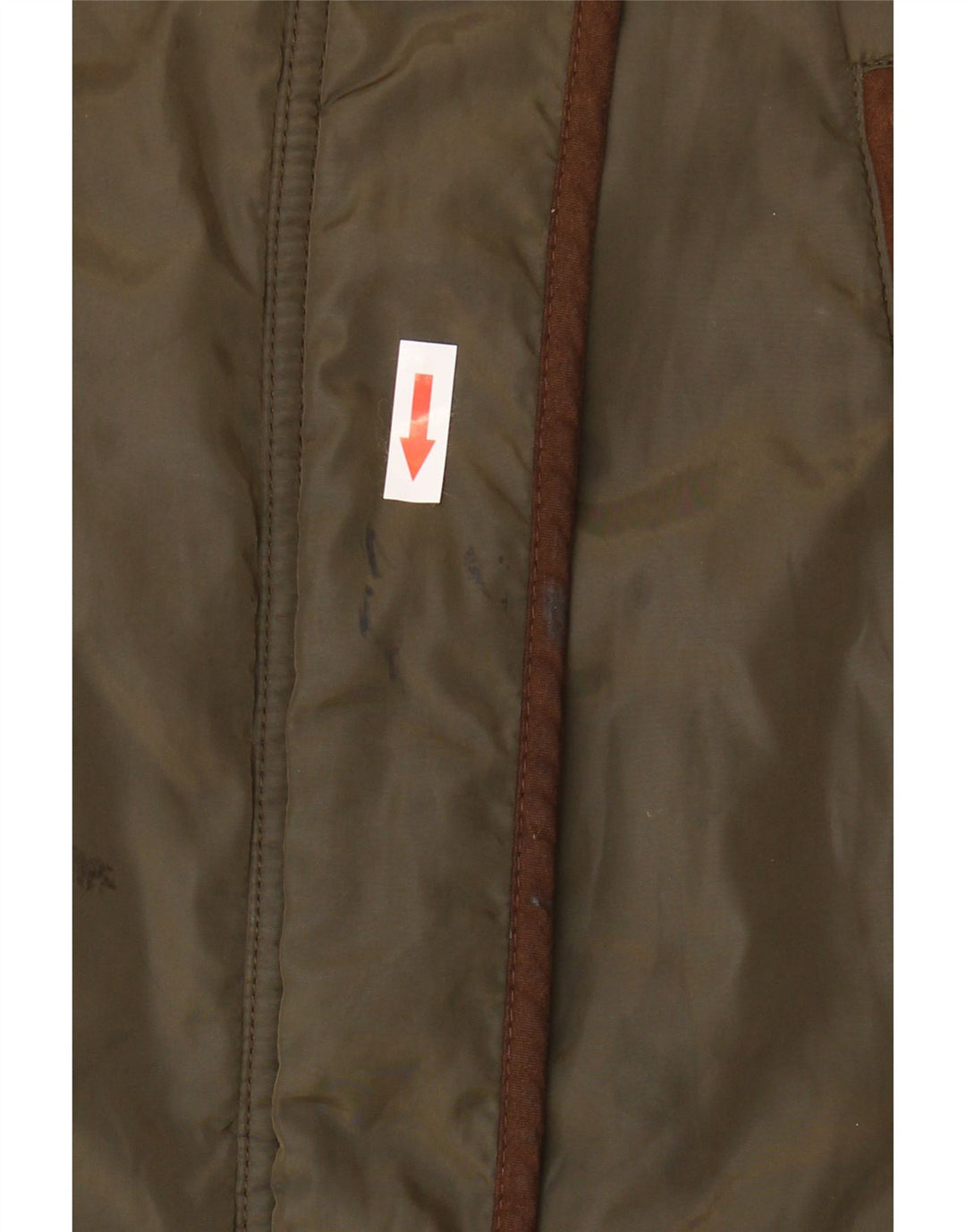 Zara Mujer Chaqueta Acolchada Militar Reino Unido 46 Grande Caqui