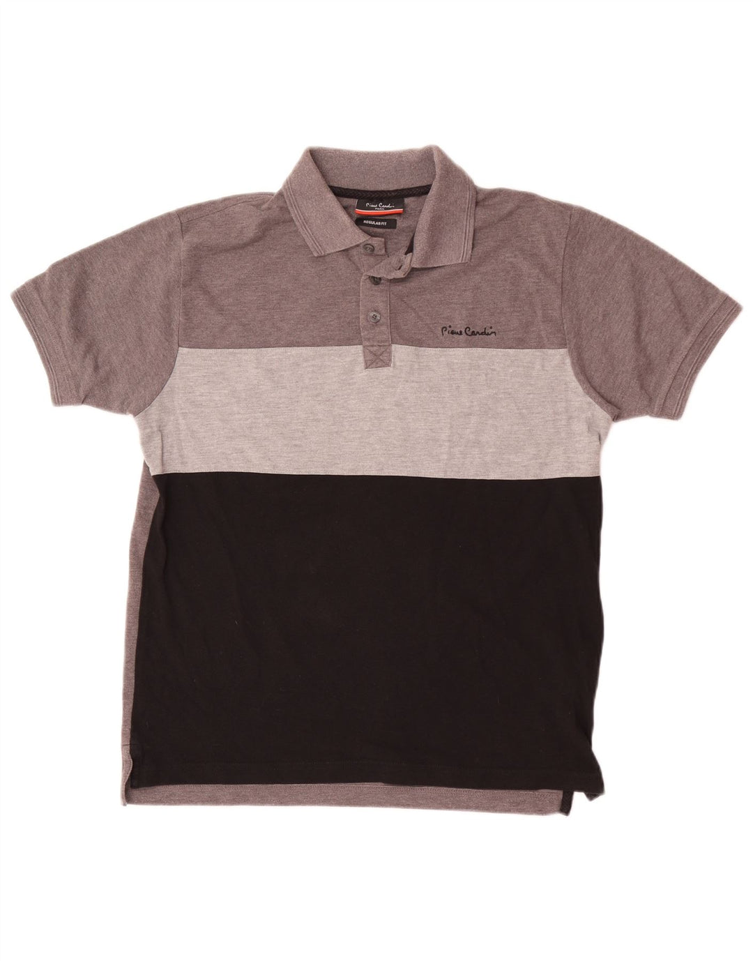 Pierre Cardin Polo De Corte Regular Para Hombre Poliéster Color Block Gris Pequeño