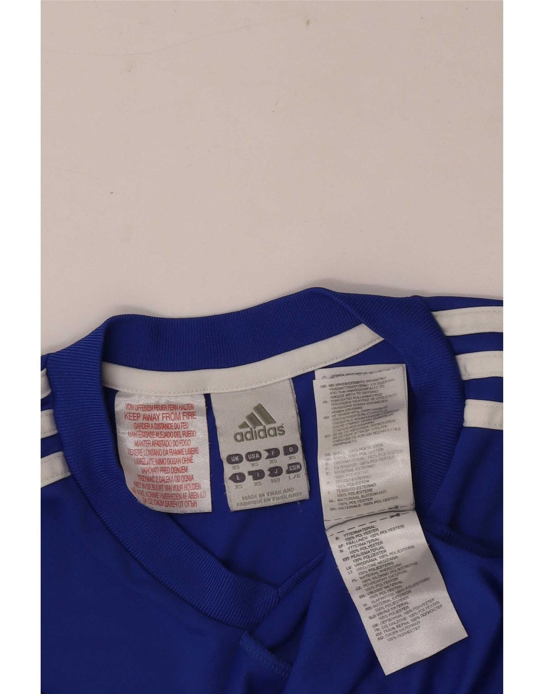 Adidas Mens Climalite Graphic Camiseta Top XS Azul Poliéster