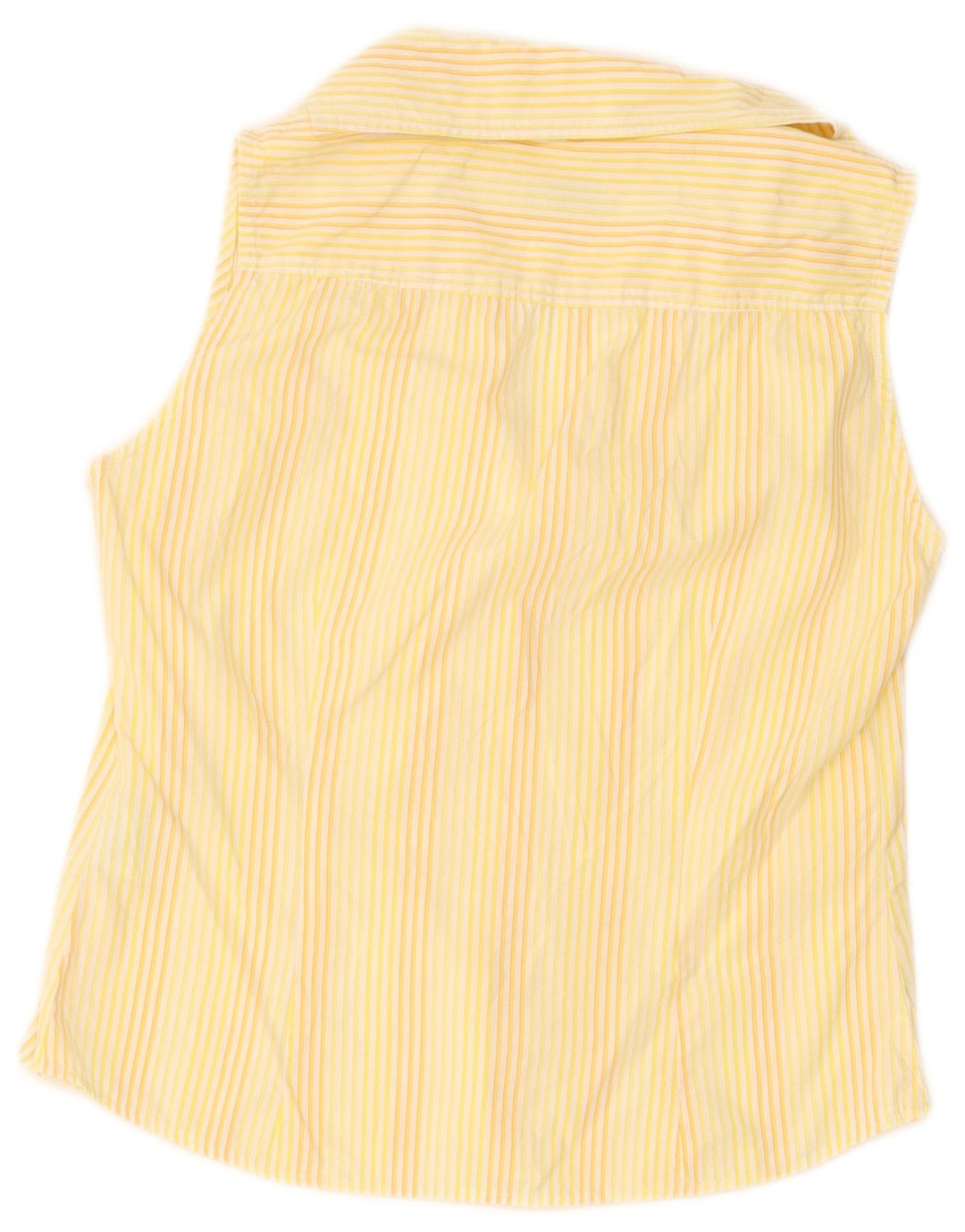 Camisa sin mangas para mujer Henry Cottons IT 42 Rayas amarillas medianas