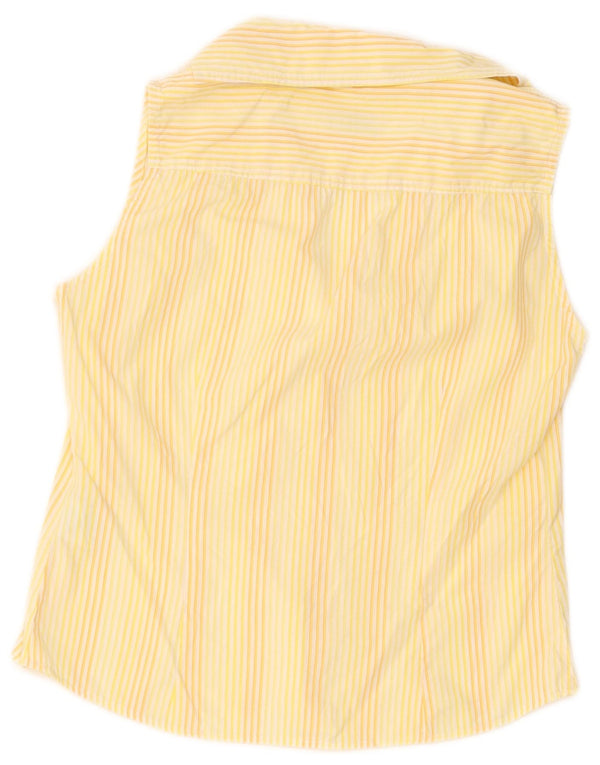 Camisa sin mangas para mujer Henry Cottons IT 42 Rayas amarillas medianas