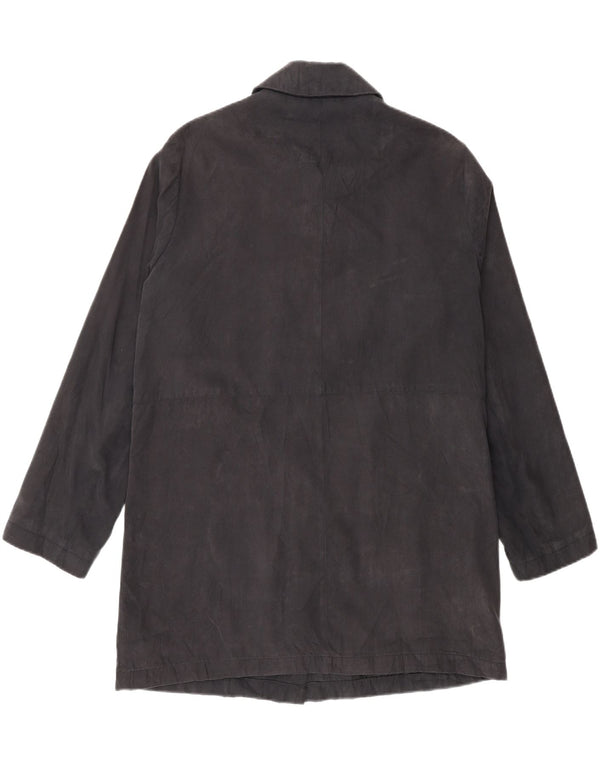 Abrigo para mujer London Fog UK 44 Poliéster negro mediano