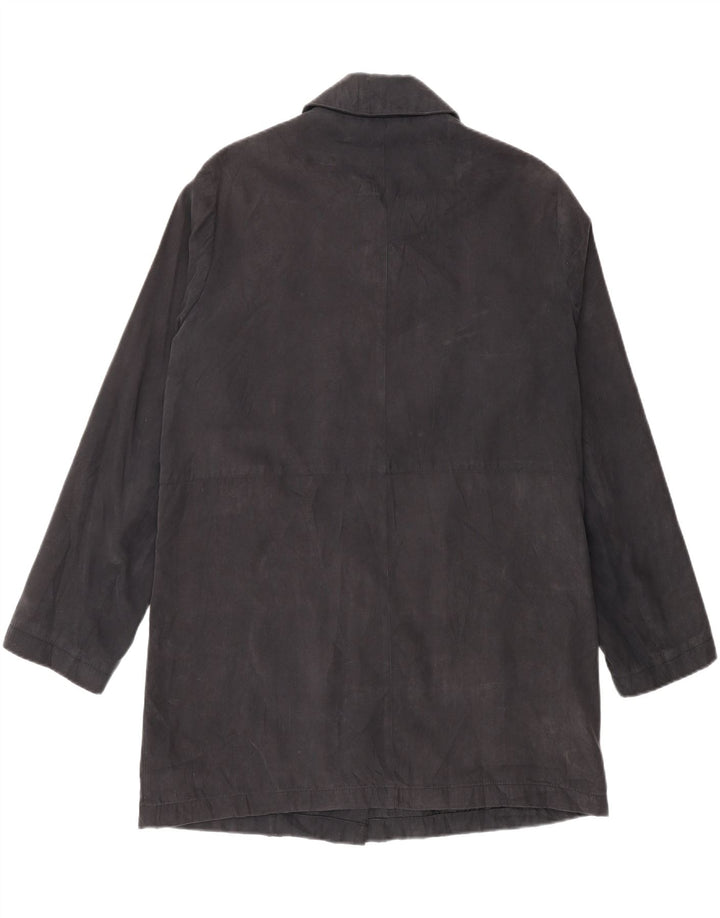 Abrigo para mujer London Fog UK 44 Poliéster negro mediano