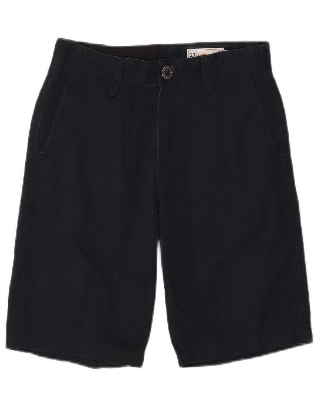 VOLCOM Pantalones cortos chinos para niños 13-14 años W27 Azul marino