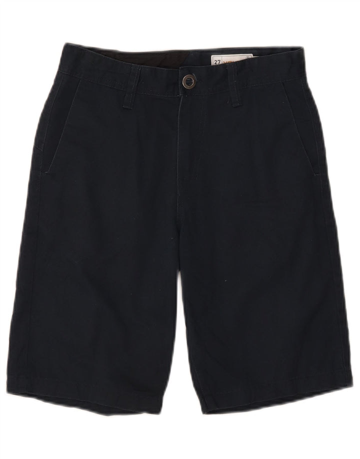 VOLCOM Pantalones cortos chinos para niños 13-14 años W27 Azul marino