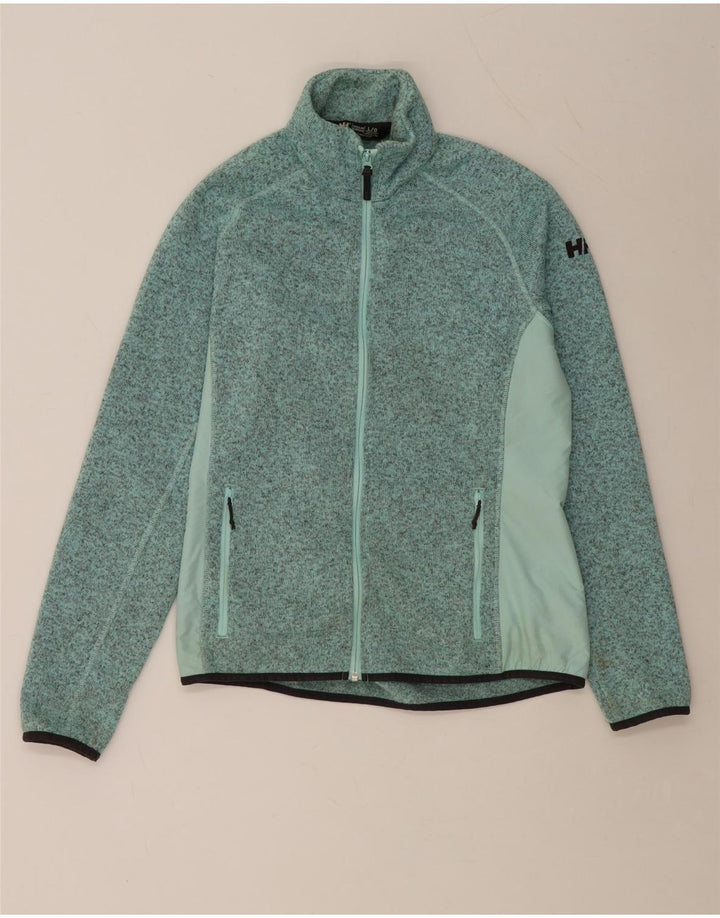 HELLY HANSEN Chaqueta superior de chándal para mujer Reino Unido 44 Grande Verde Colorblock