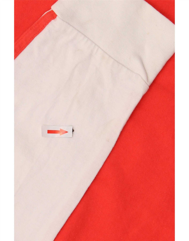 Adidas - Camiseta de manga larga para hombre, color rojo medio, algodón