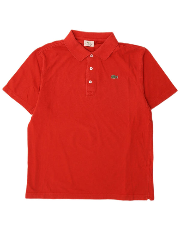 Polo Lacoste para hombre talla 5 grande algodón rojo