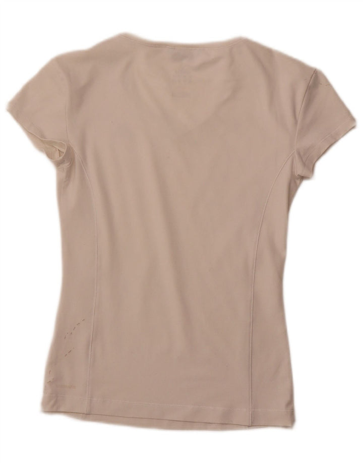 ADIDAS Womens Climalite T-Shirt Top UK 8 Small White