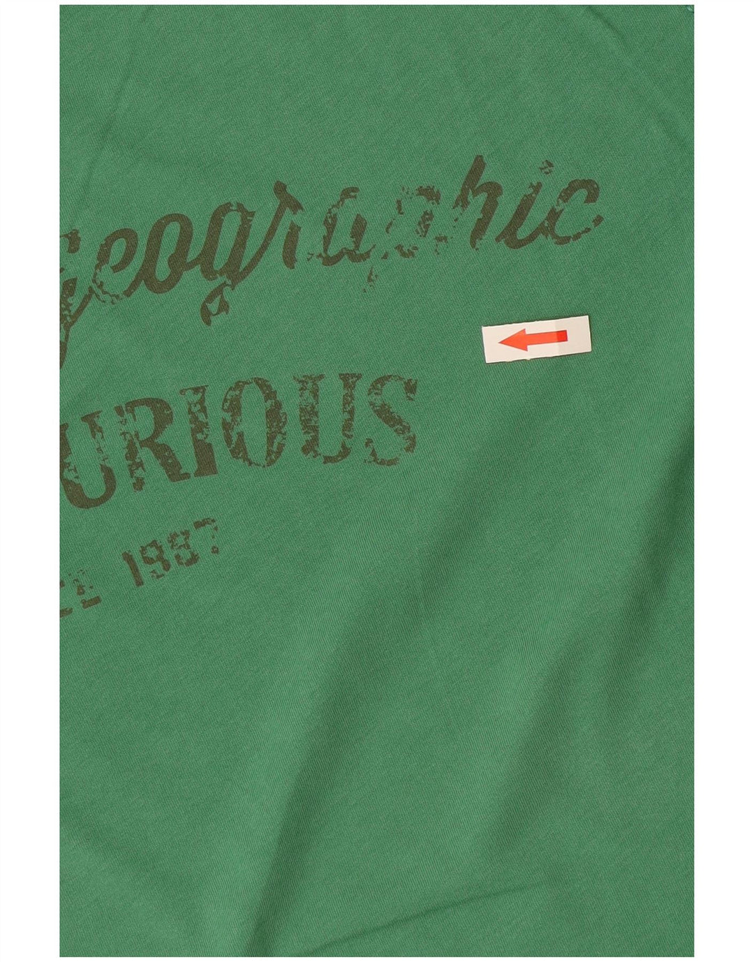 Napapijri Hombre Camiseta Gráfica Top XL Algodón Verde