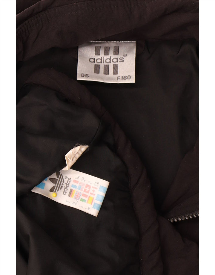 Adidas Chaqueta cortavientos gráfica para hombre UK 40/42 Medium Black Colourblock