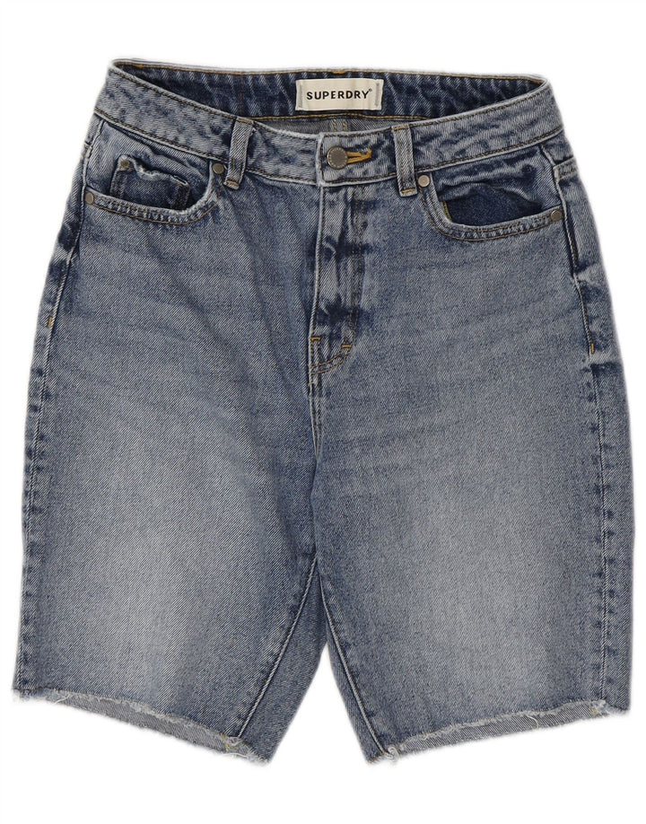 Shorts vaqueros SUPERDRY Mujer W26 Small Blue Cotton