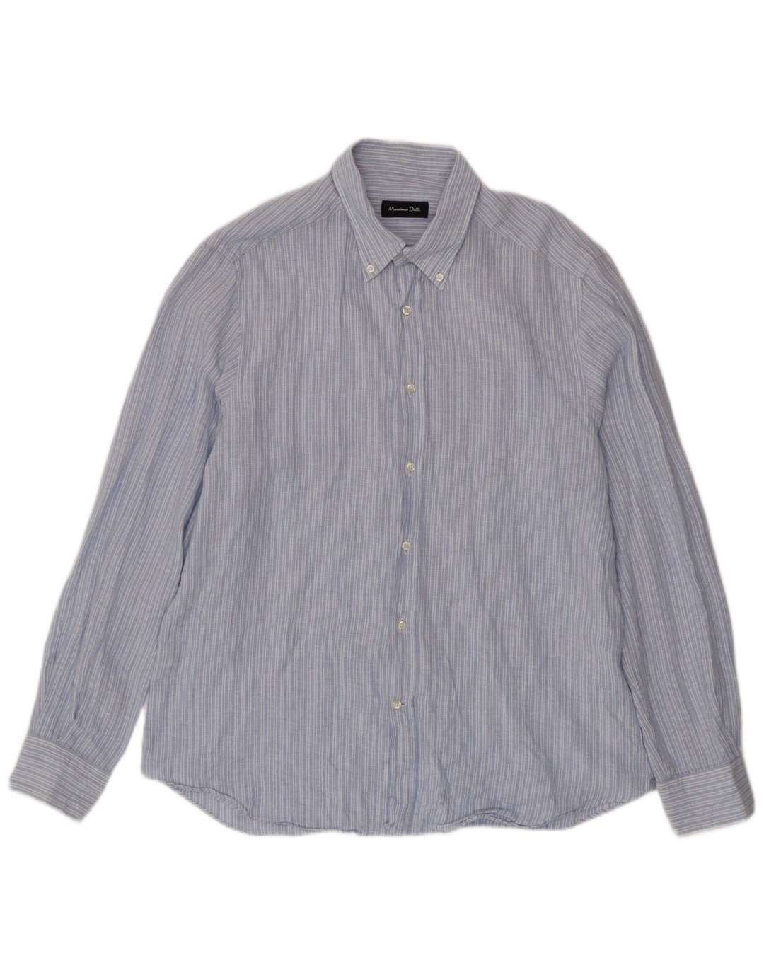 Camisa Massimo Dutti Hombre XL Rayas Azules