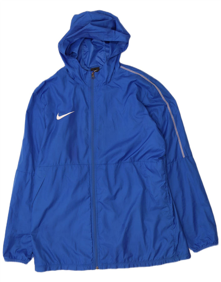 Nike Chaqueta de chándal con capucha para hombre XL Poliéster azul