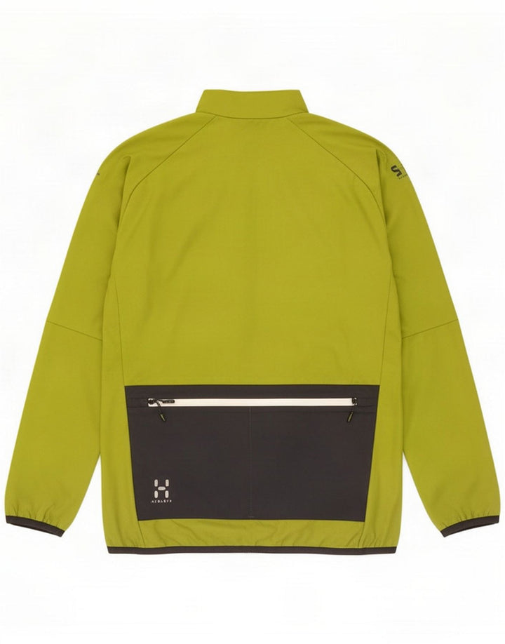 Haglöfs Hombre Jersey Chándal Top Chaqueta Small Verde Colorblock