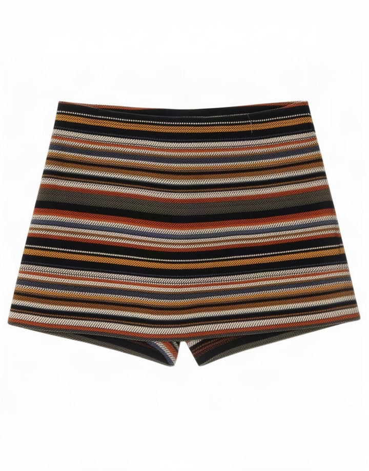 Zara Mujer Trafaluc Skort Grande Rayas Multicolor