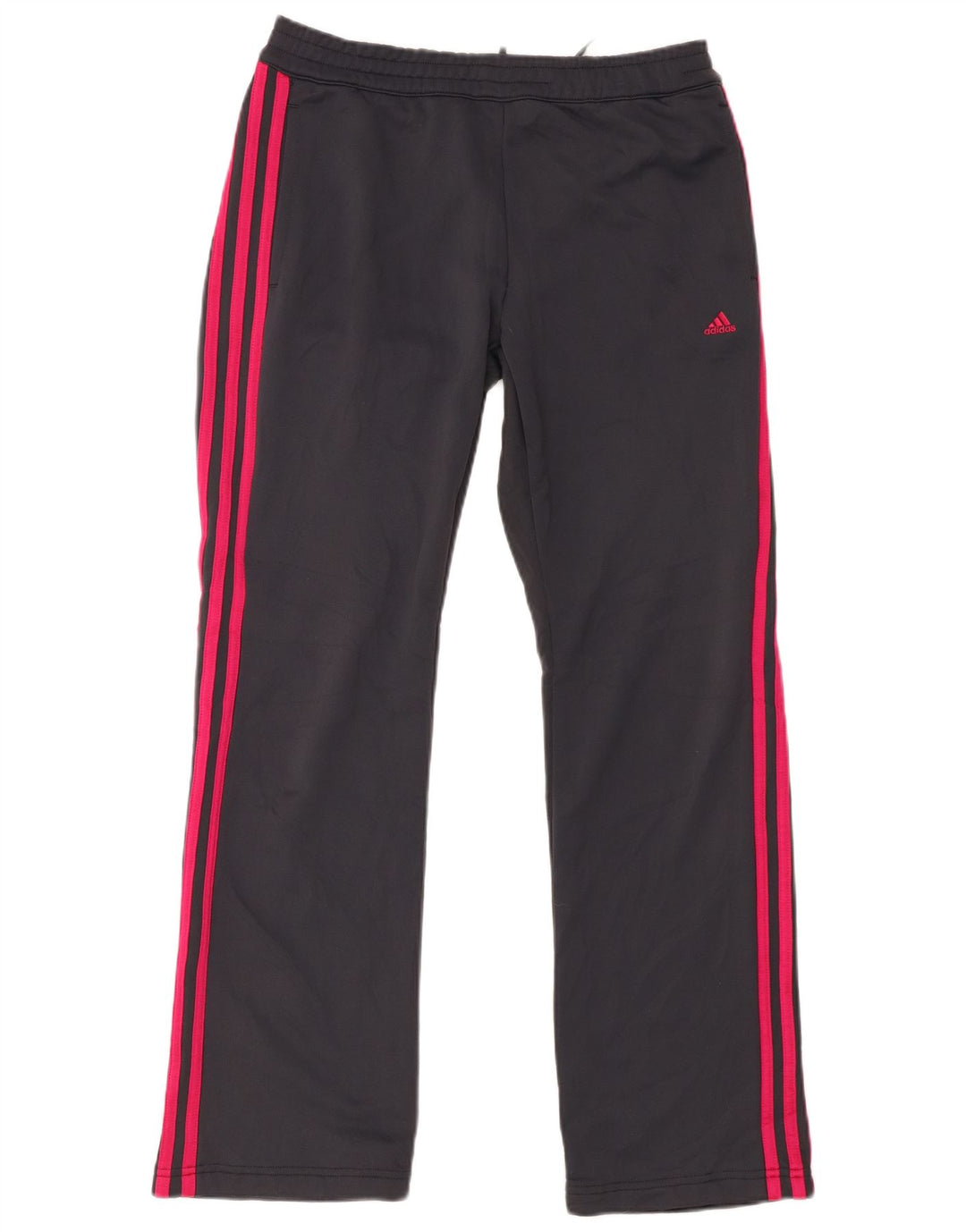 Adidas Pantalones de chándal para mujer Joggers UK 12 Poliéster gris medio