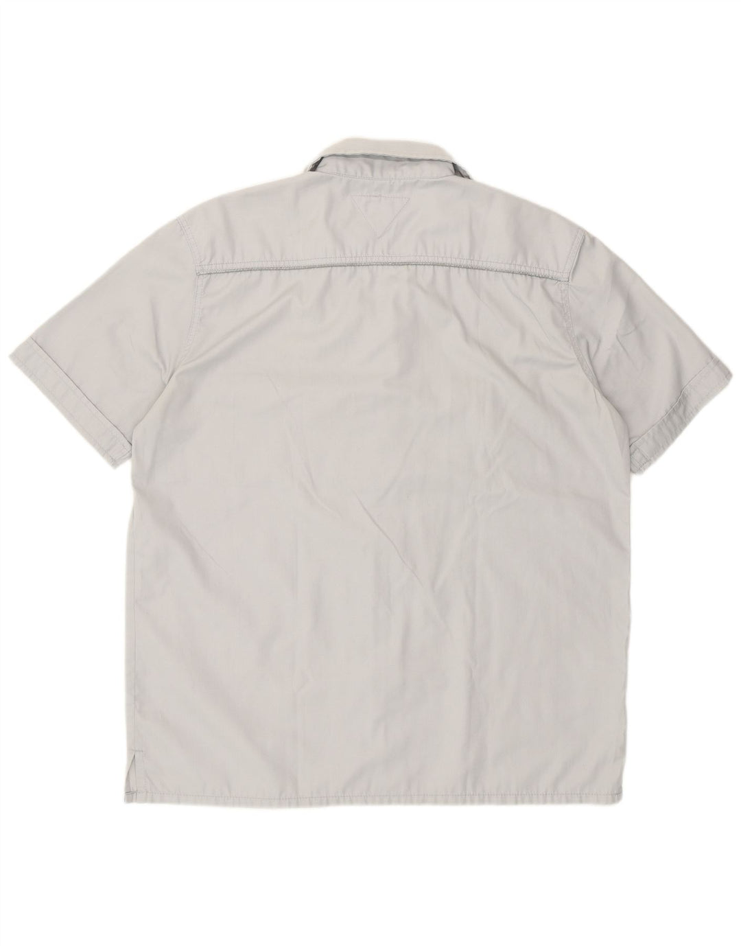 Meltin' Pot Camisa de manga corta para hombre XL Gris Poliéster
