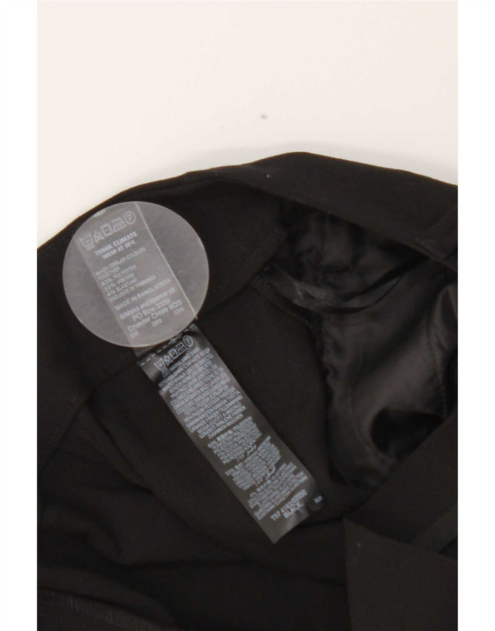 Marks & Spencer Falda lápiz para mujer UK 12 Medium W30 Poliéster negro