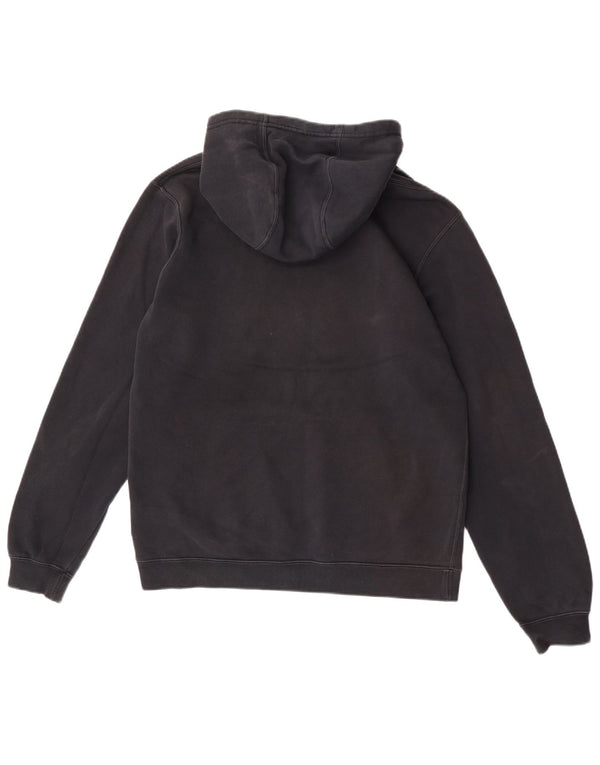 Nike Sudadera con capucha gráfica para hombre, jersey de algodón negro mediano