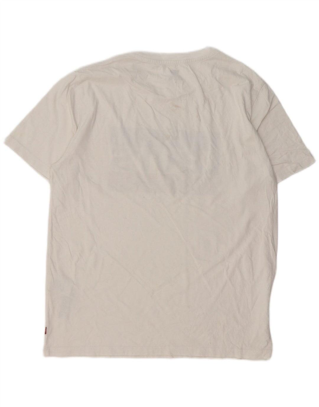 Levi's Camiseta gráfica para hombre Top mediano de algodón blanco