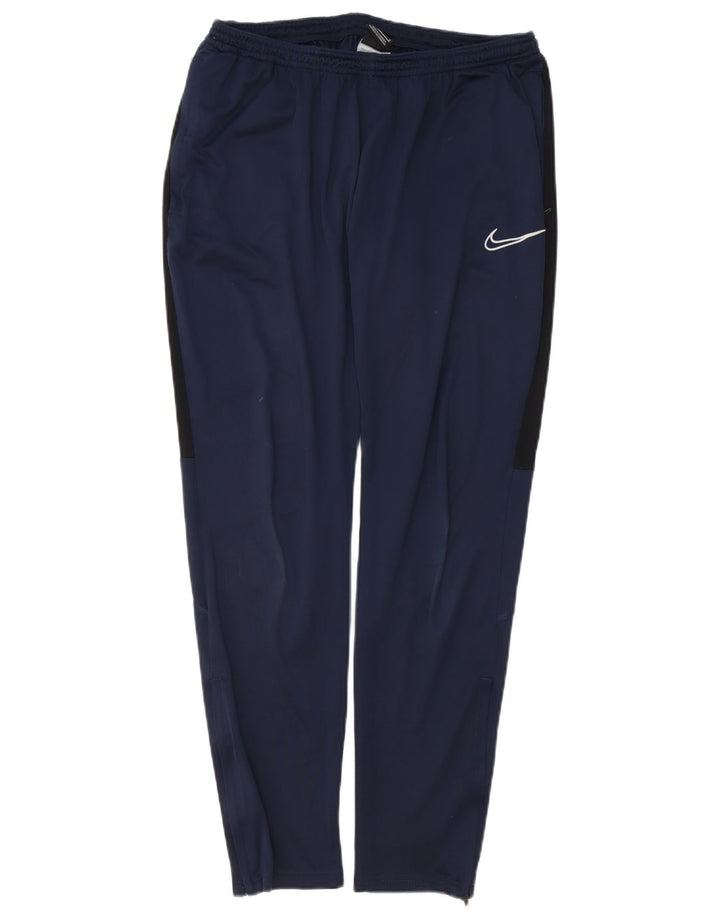 Nike - Pantalones de chándal Dri Fit para hombre, talla grande, poliéster, color azul marino