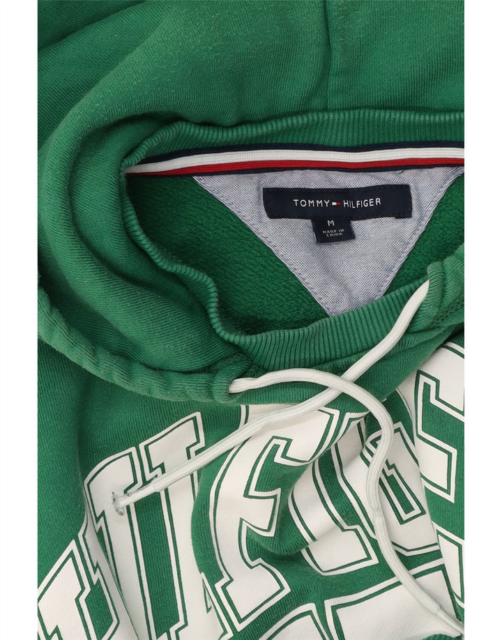 Tommy Hilfiger Jersey con capucha y gráfico gráfico verde medio