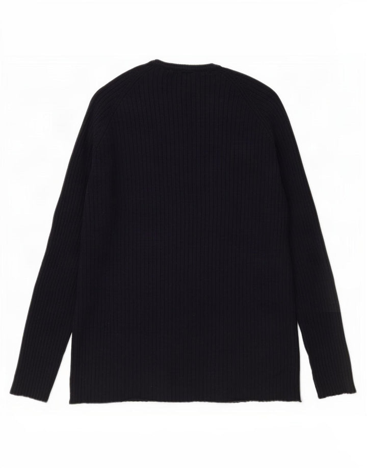 Zara Hombre Top Manga Larga XL Viscosa Negro