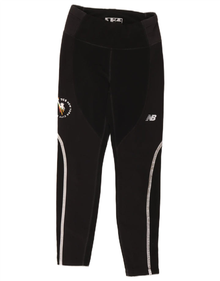 New Balance Leggings para mujer UK 10 Small Negro Colorblock Poliéster