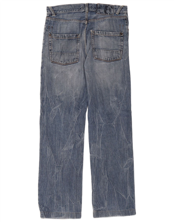 Vaqueros rectos para hombre Belfe W33 L28 Algodón azul