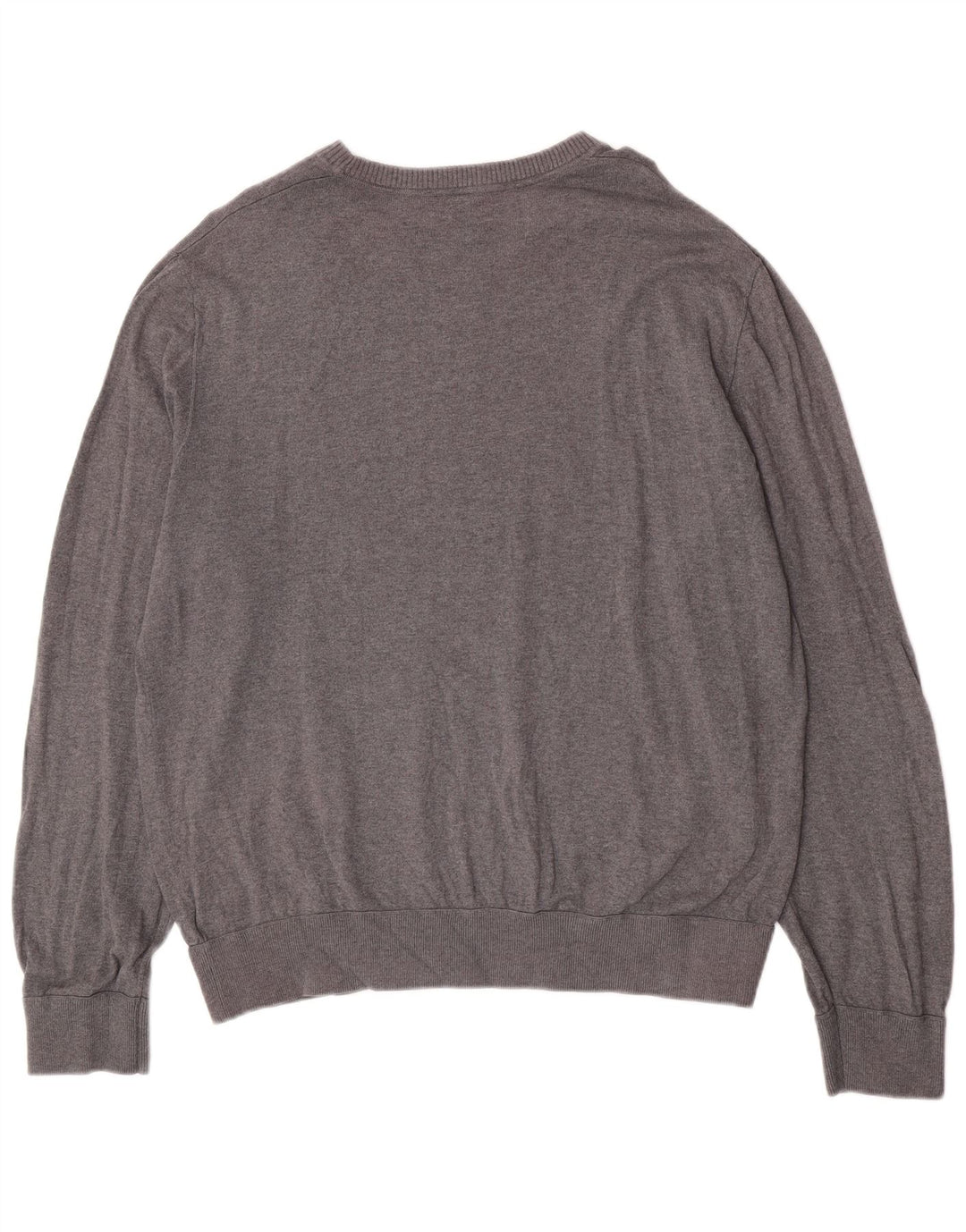 Gap Jersey De Cuello Redondo Para Hombre XL Algodón Gris