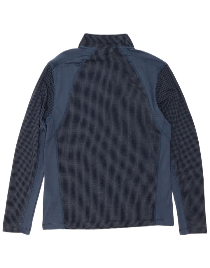 Calvin Klein Hombre Jersey Chándal Top Medio Azul Marino Colorblock